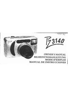 Vivitar PZ 3140 manual. Camera Instructions.